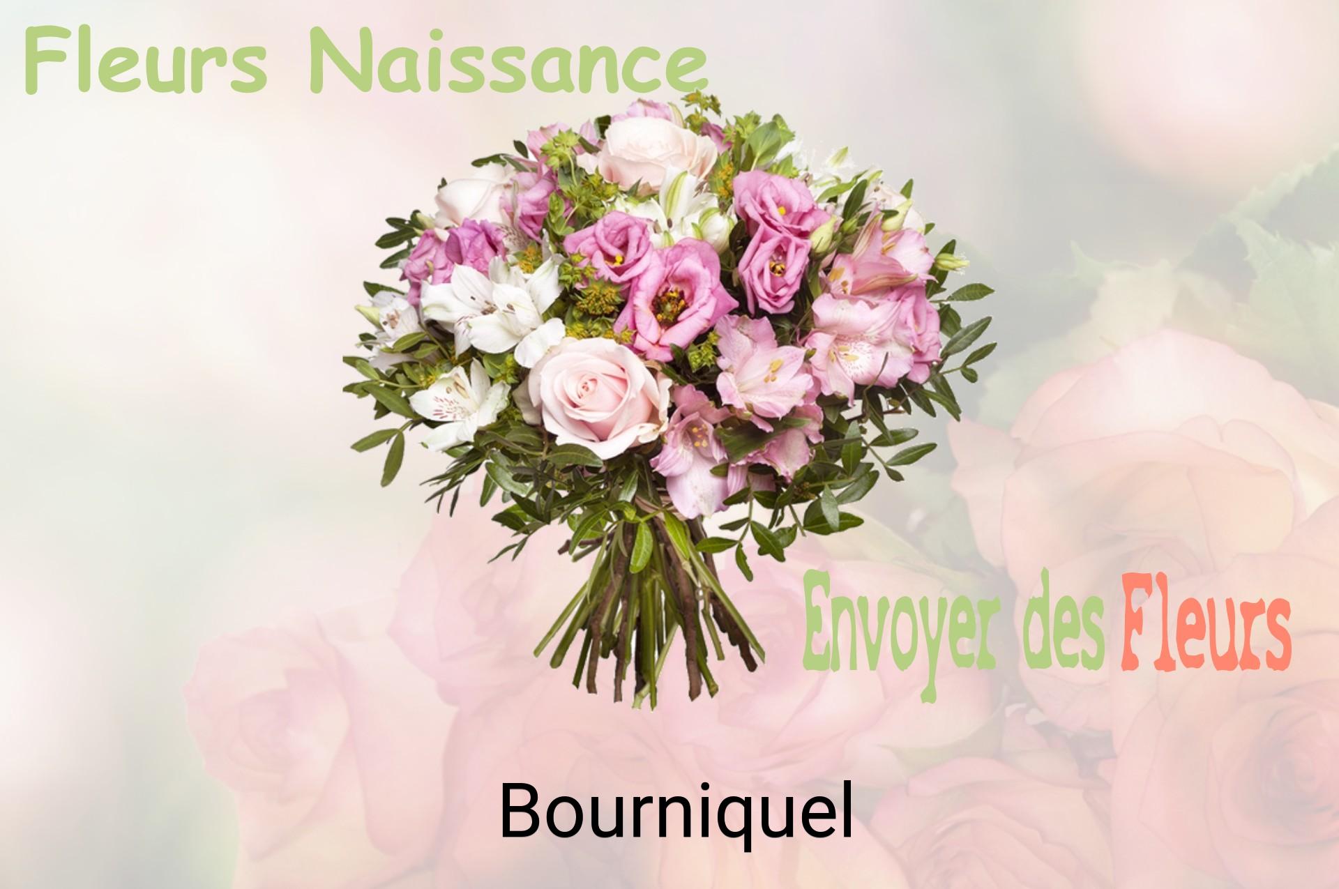Bouquet de fleurs de naissance livré à Bourniquel